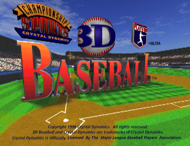 3D Baseball PS1
