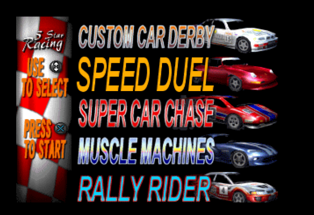 5 Star Racing PS1