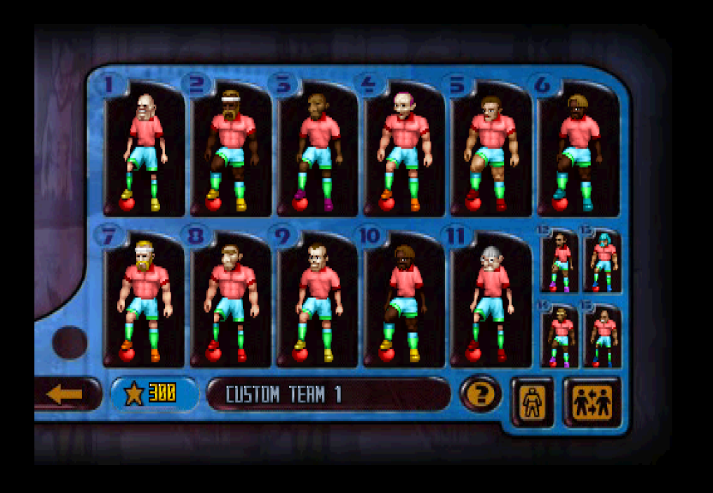 All Star Soccer PS1