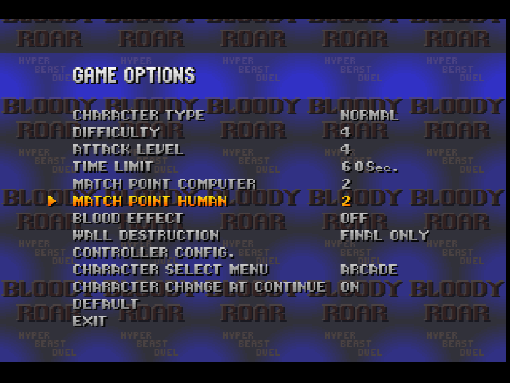 Bloody Roar PS1