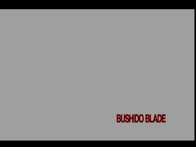 Bushido Blade PS1