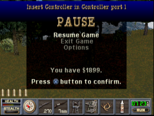 Big Game Hunter PS1