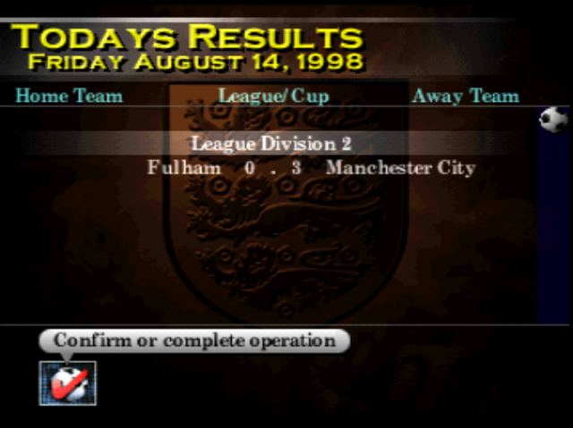 F.A. Manager PS1