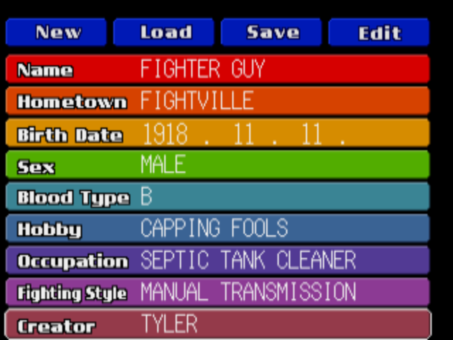 Fighter Maker PS1